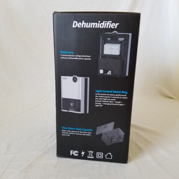 New in Box! Compact High Efficiency Dehumidifier for Spaces up to 500 sq ft - Picture 6 of 14